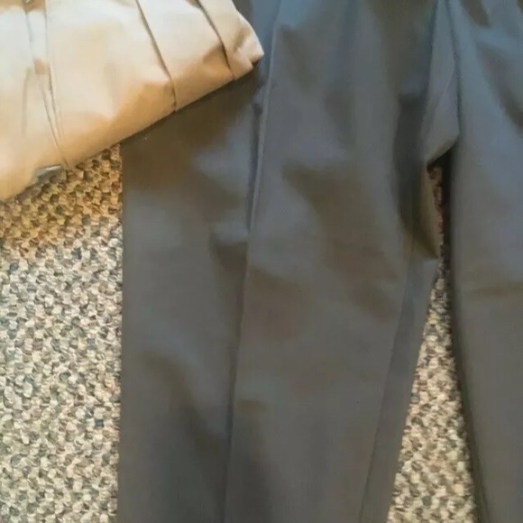 2 Pairs Mens DOCKERS Grey, Khakis Pants - Picture 2 of 5